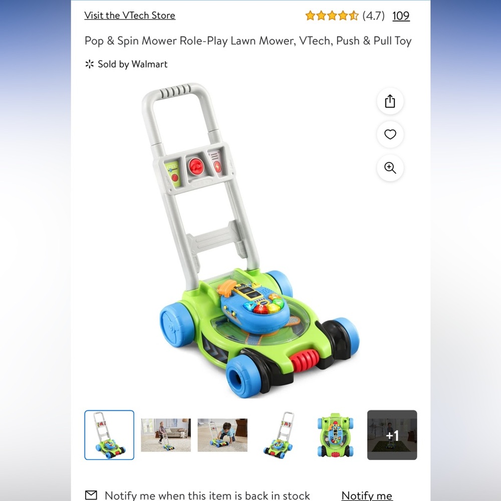 VTECH lawnmower